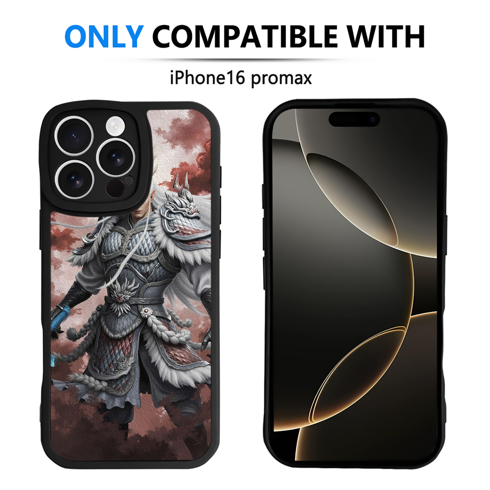 （画像用） Ne Zha 2 ナタ 魔童の大暴れ 【iPhone 16シリーズ対応】シリコンスマホケース（レザー調） 材質：シリコン